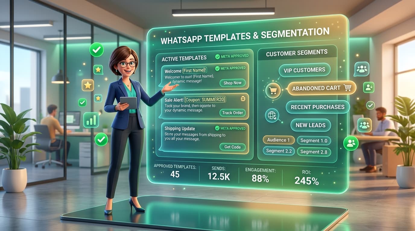 Meta-Approved WhatsApp Templates and Advanced Customer Audience Segmentation