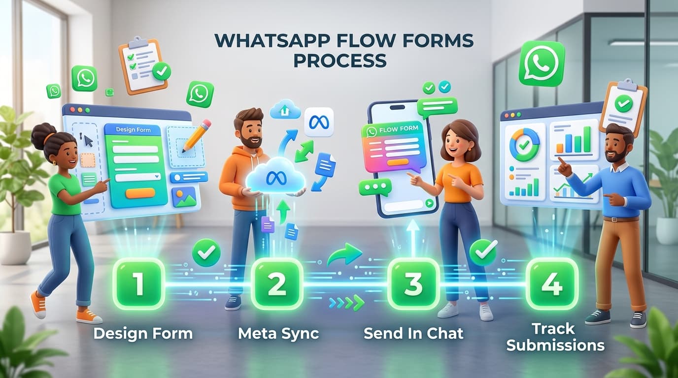 How WhatsApp Flow Forms Work from Creation to Submission