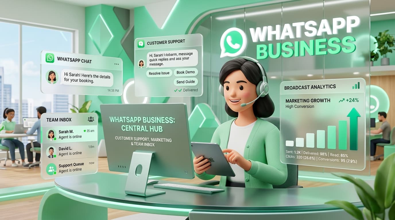 Team Inbox Central Hub with Online Agent Routing and Shared Conversations
